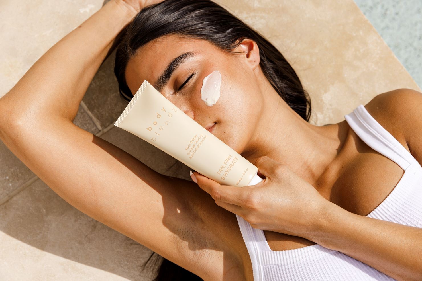 The only acceptable way to tan is in this tube