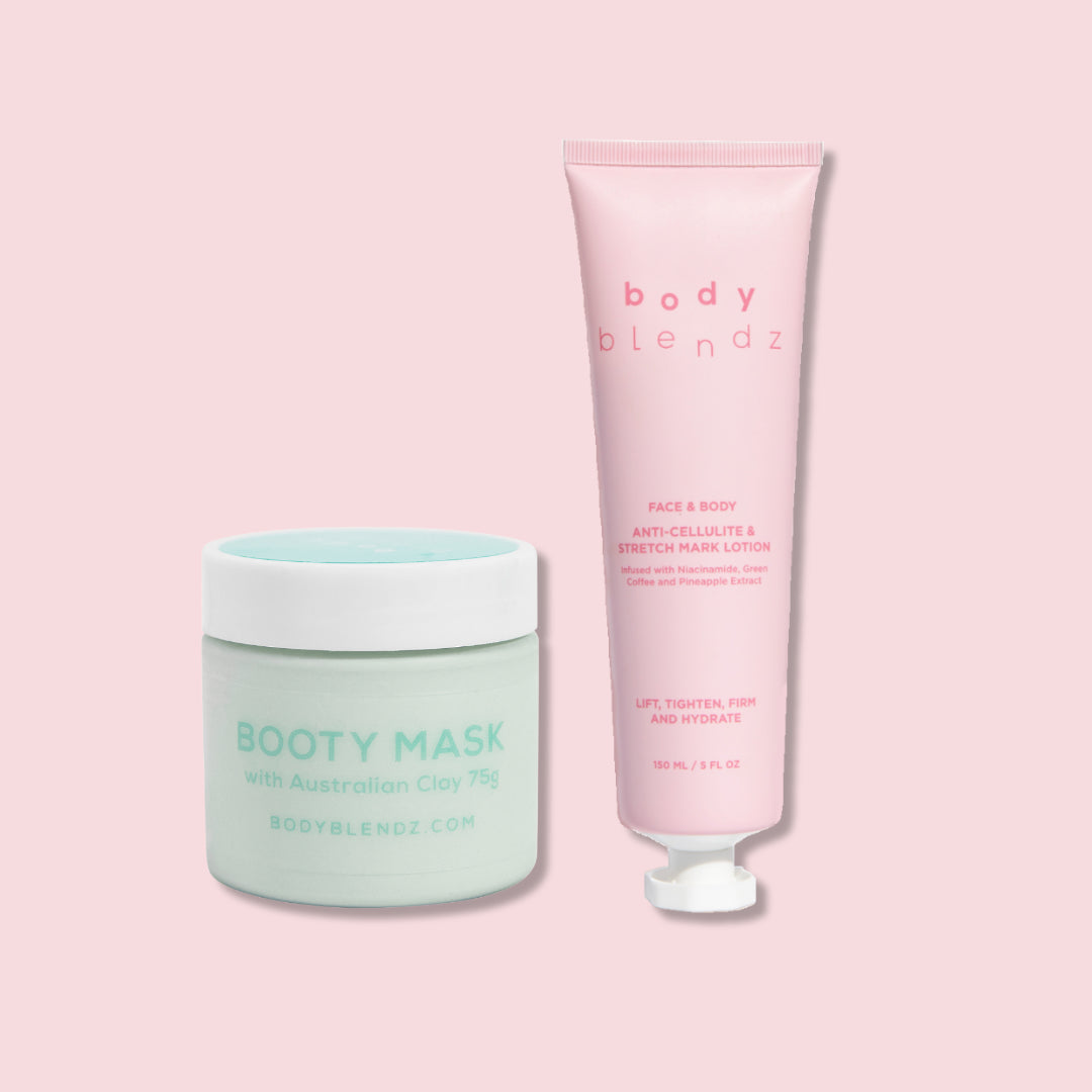Booty Clay Mask + Cellulite Lotion - Bundle