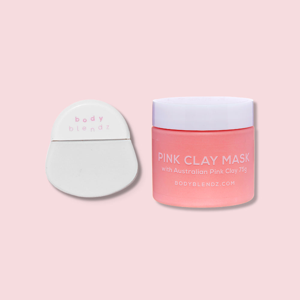 Pink Clay Mask + Free Silicone Brush